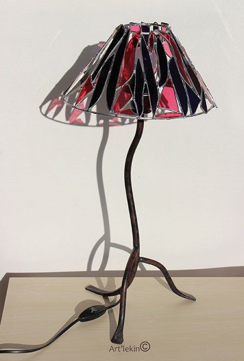 Art'lekin, luminaire en verre, Art'lekin, luminaire en verre,