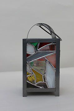 Art'lekin, luminaire en verre,