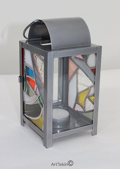 Art'lekin, Photophore en verre, Art'lekin, Photophore en verre,