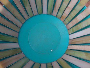 Art'lekin, luminaire en verre,