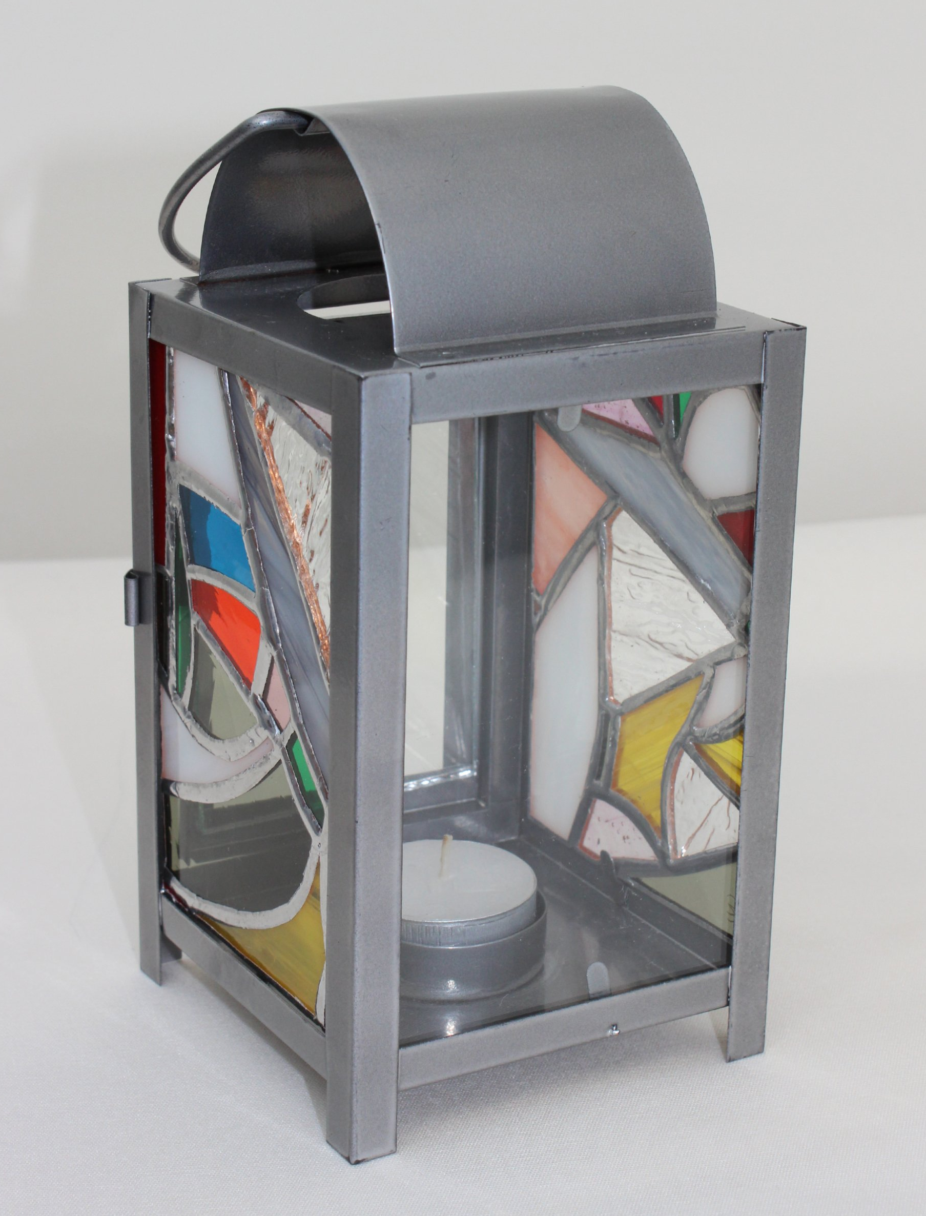 Photophore Art'lekin en technique Tiffany