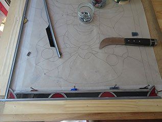 Art'lekin, tableau-vitrail