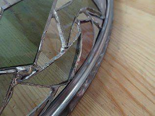 Art'lekin, vitrail-sculpture,