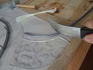 Art'lekin, vitrail-sculpture,