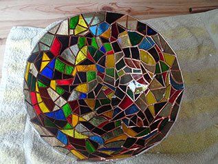 Art'lekin, vitrail-sculpture,