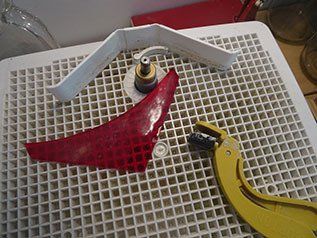 Art'lekin, vitrail-sculpture,