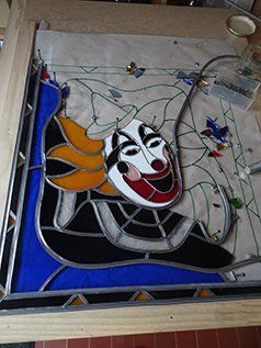 Art'lekin, tableau-vitrail