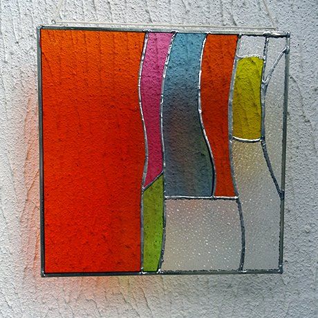 Cours de vitrail, tableau réalisé par Nina en technique Tiffany