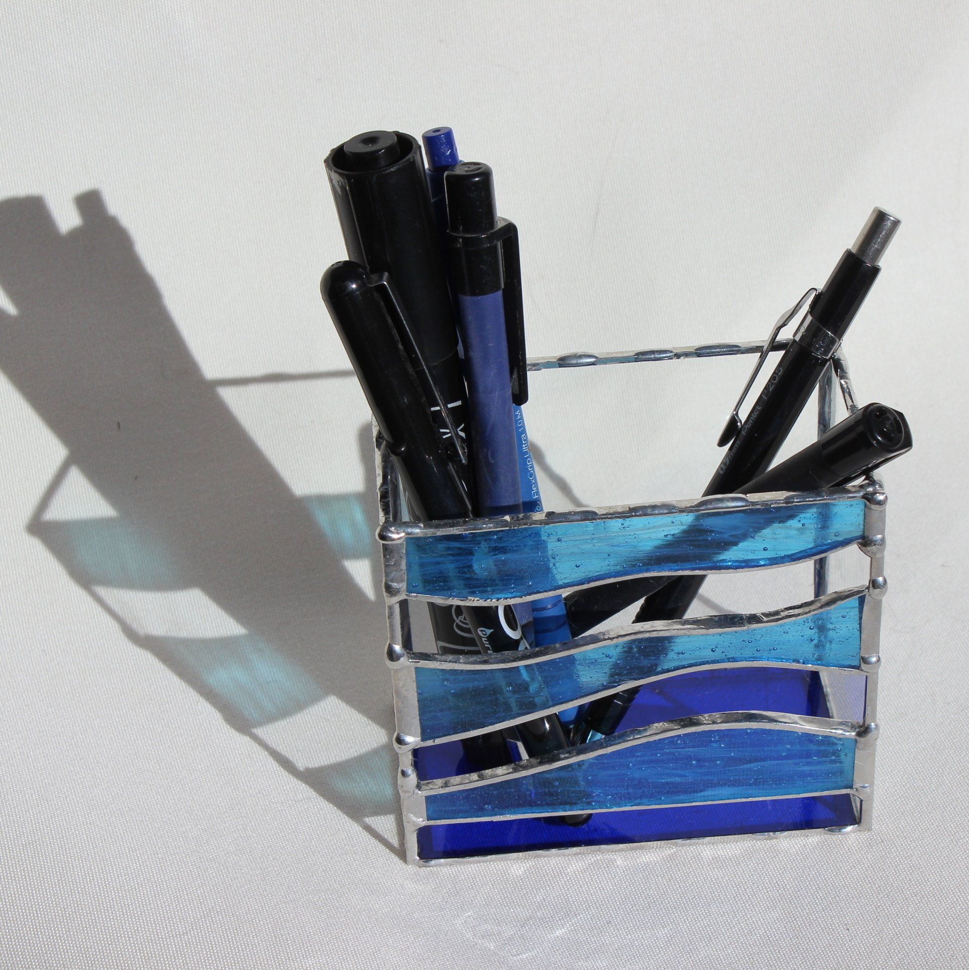 Art'lekin, décoration en Tiffany, porte crayons