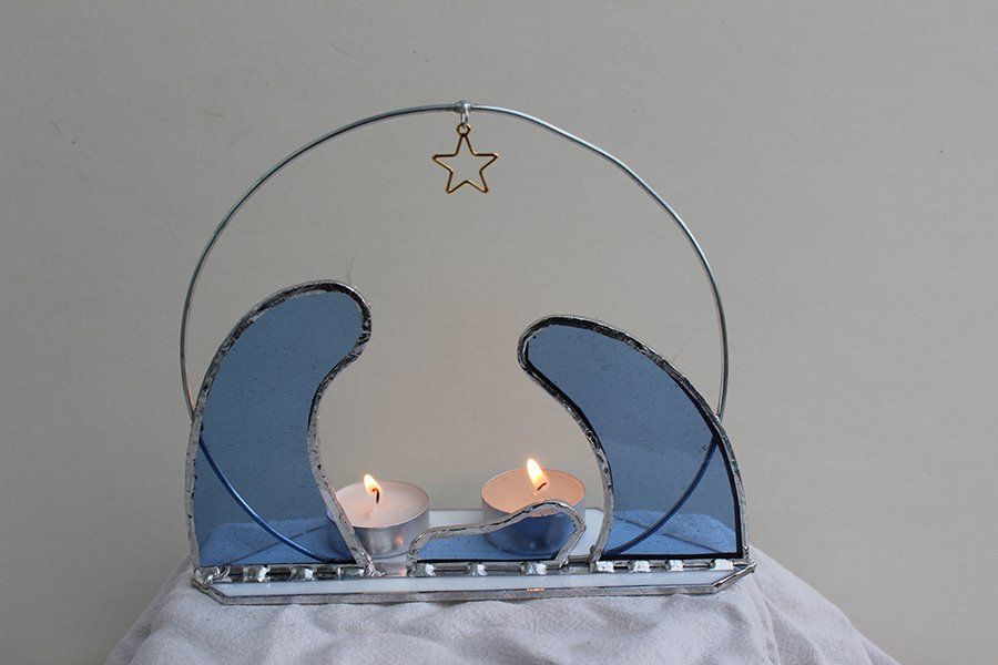 Art'lekin-Tiffany-Photophore crèche