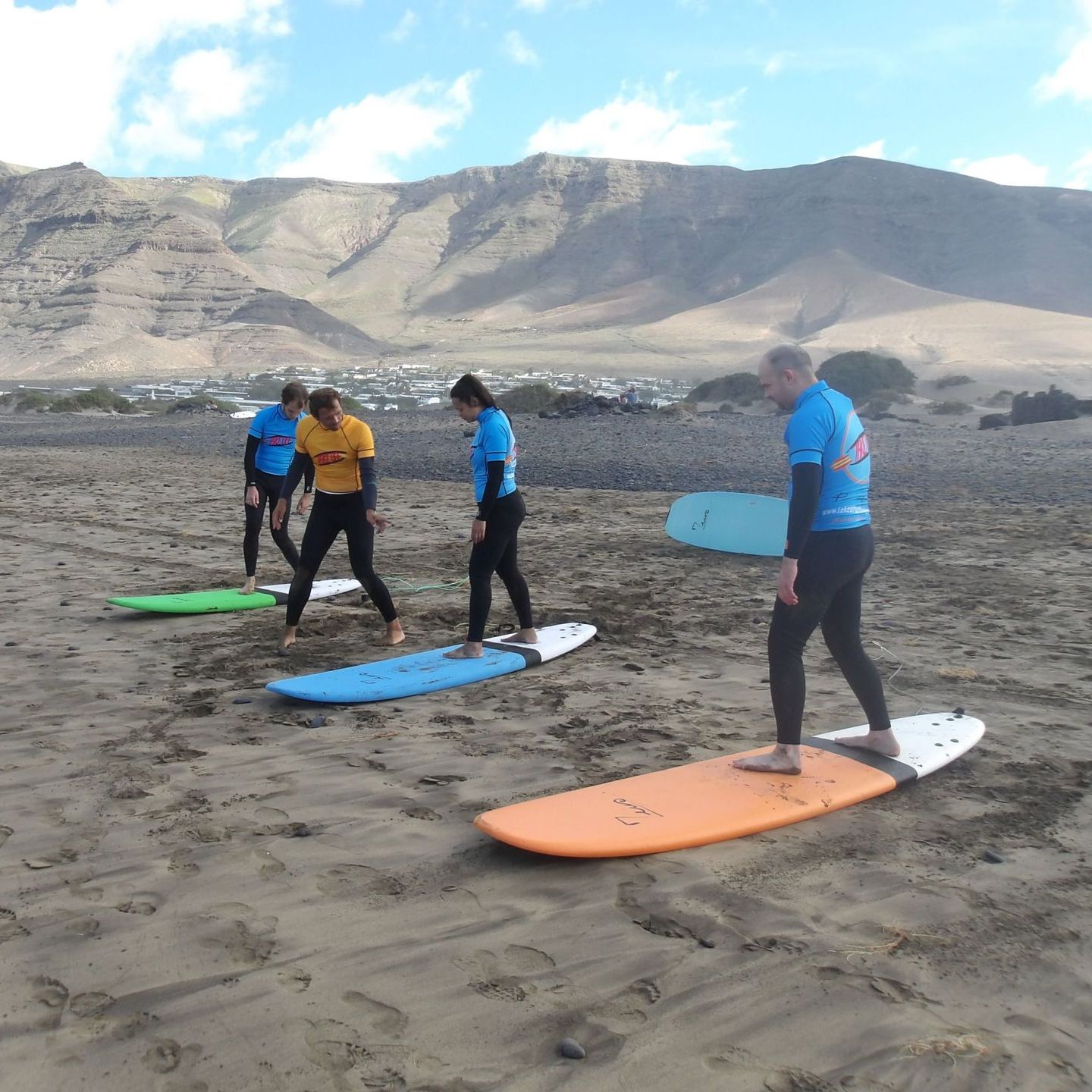 Small Group Surf Lesson in Famara