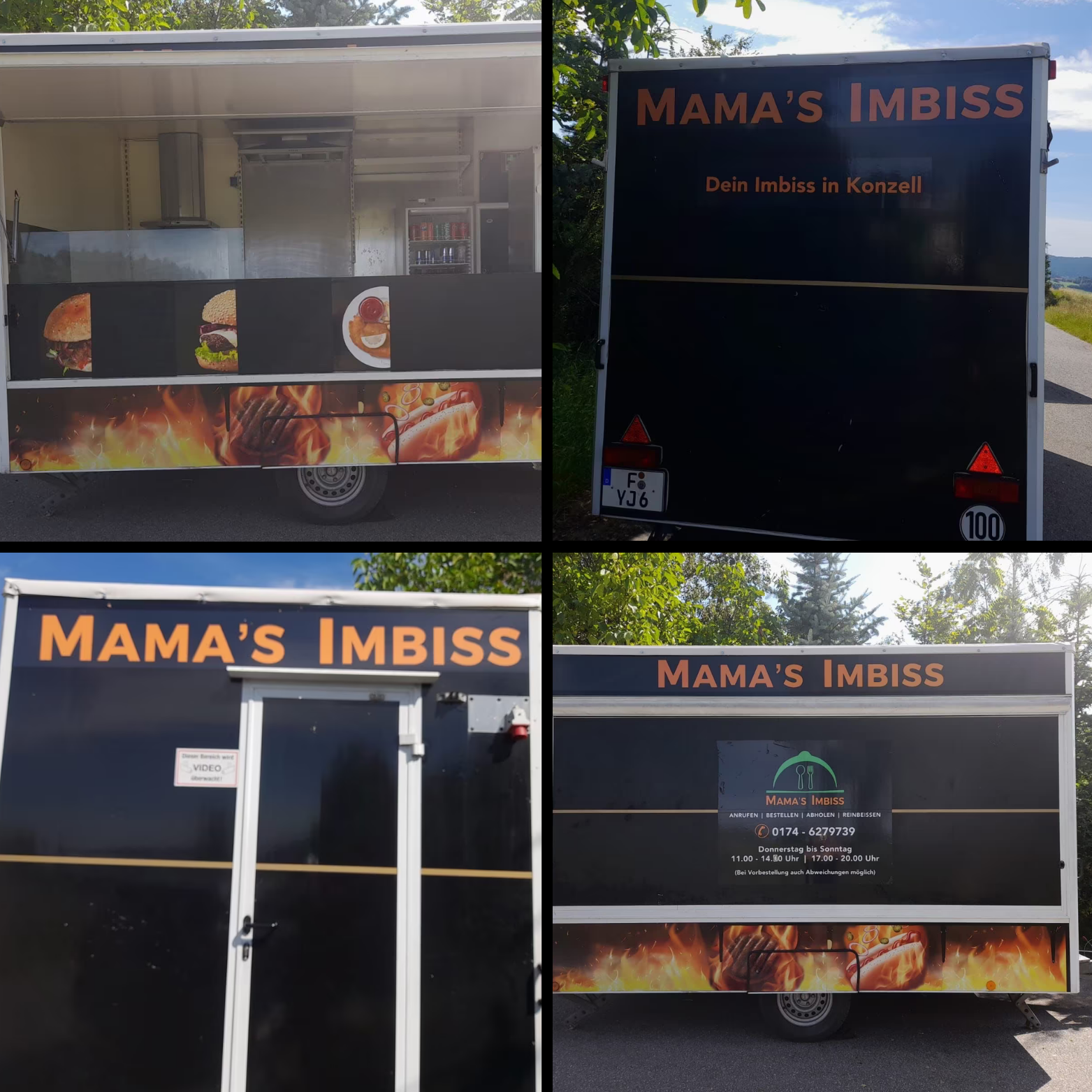 Imbisswagen Burger Wurst Imbiss