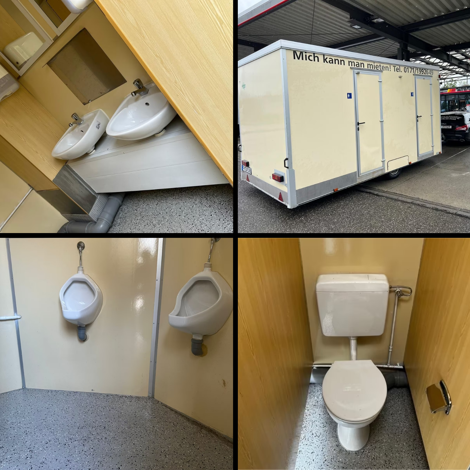 Toilettenwagen versch. Größen