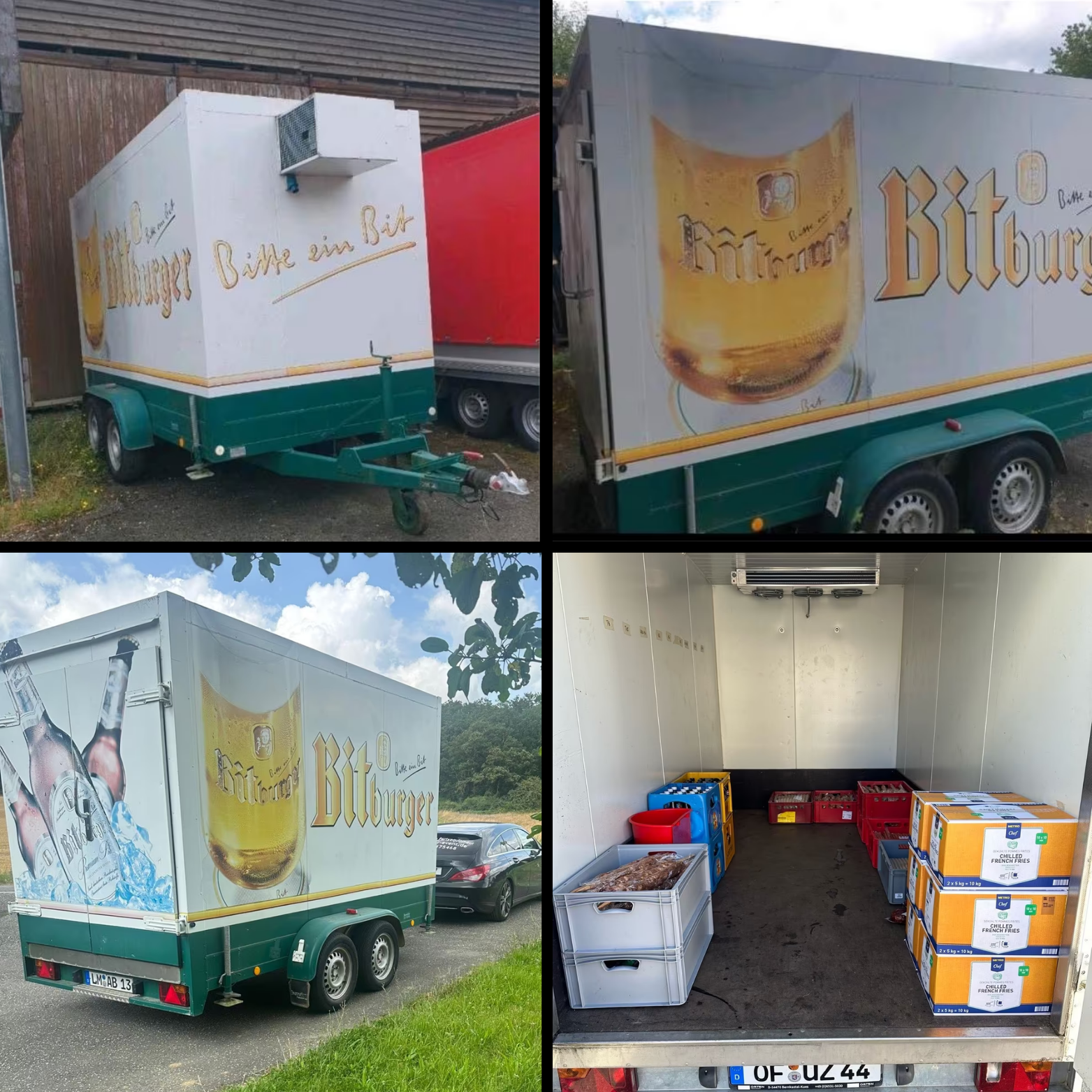 Kühlwagen / Anhänger versch. Größen