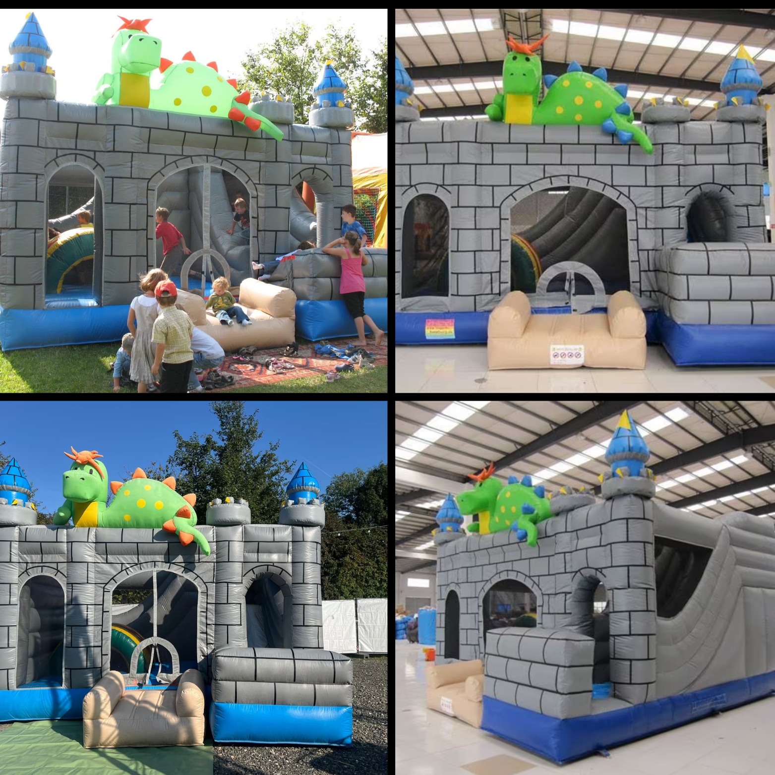 Ritterburg Hpfburg mit Drache