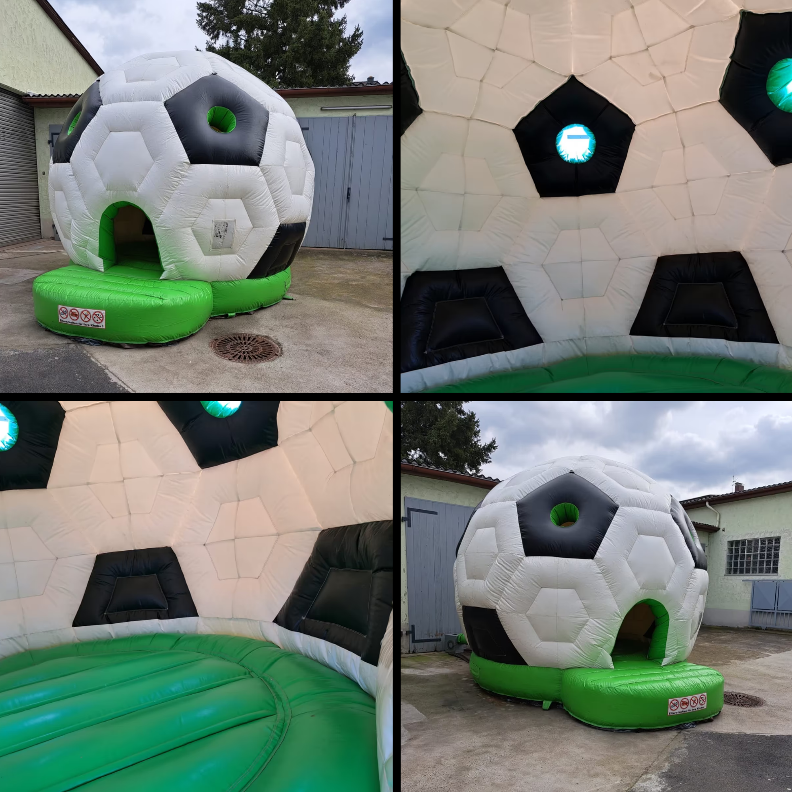 Fußball-Hüpfburg EU