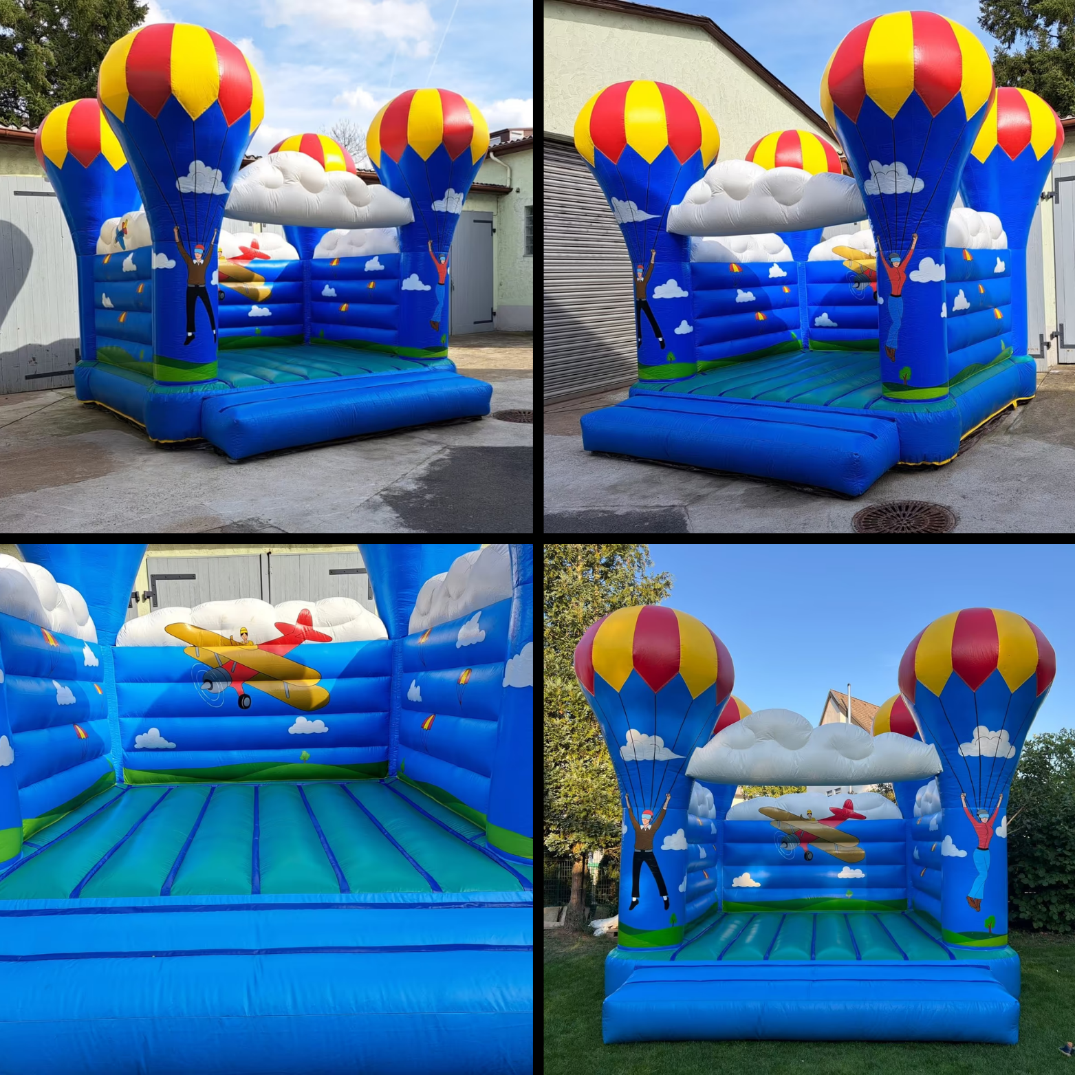 Flugzeug Hüpfburg