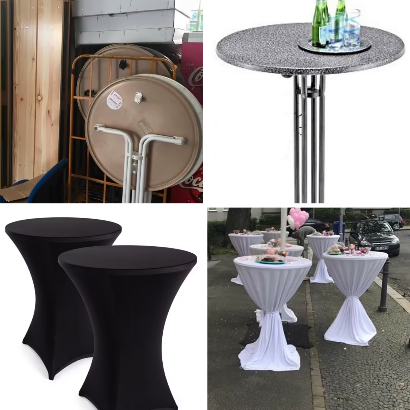 Stehtische für Hochzeiten, Partys etc.