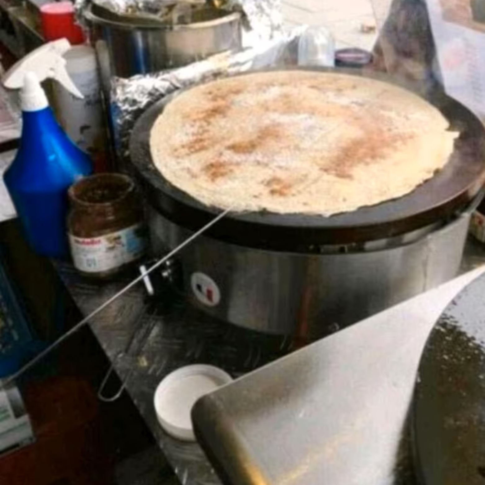 Crepes Platte für Zubereitung von Crepes