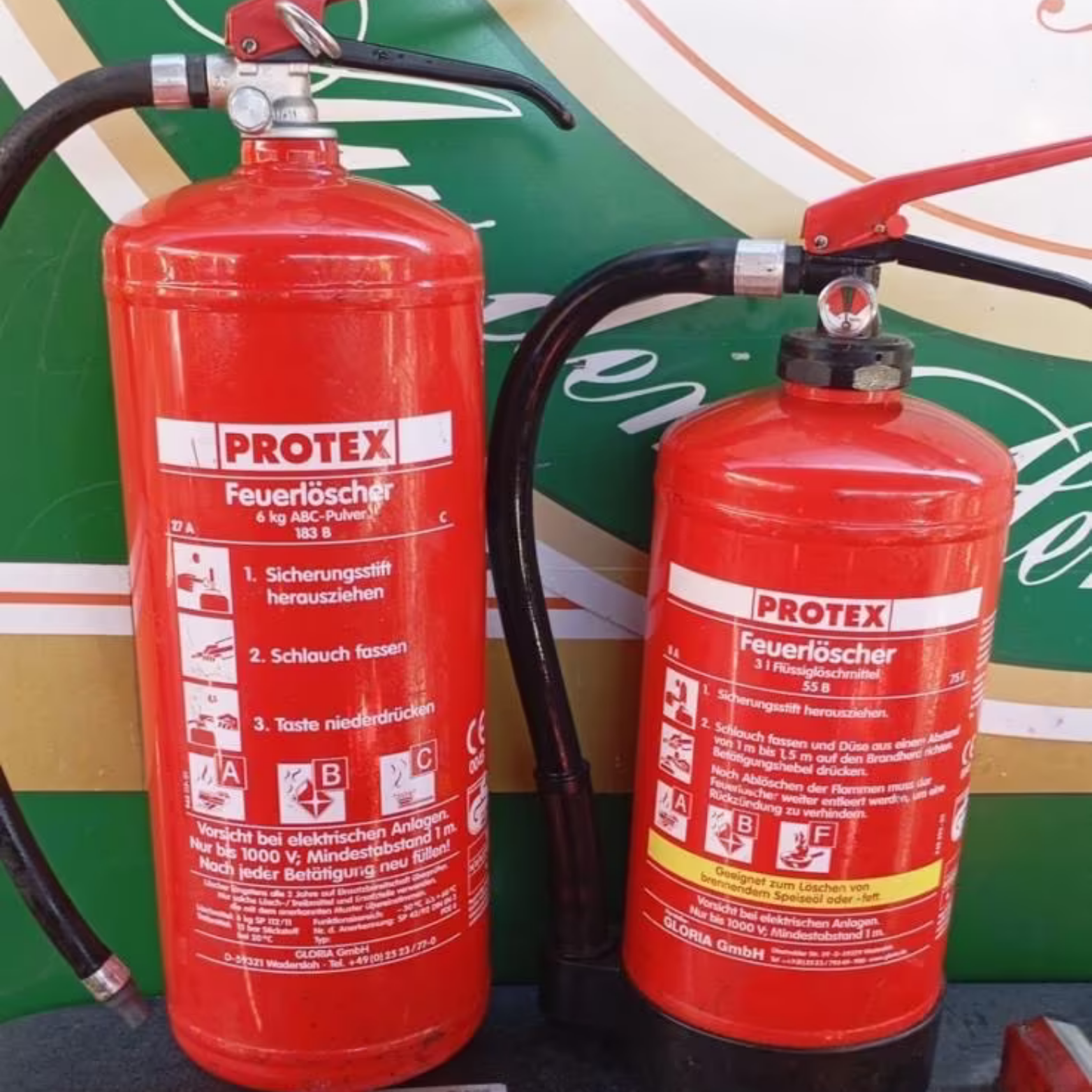 Feuerlöscher zu vermieten