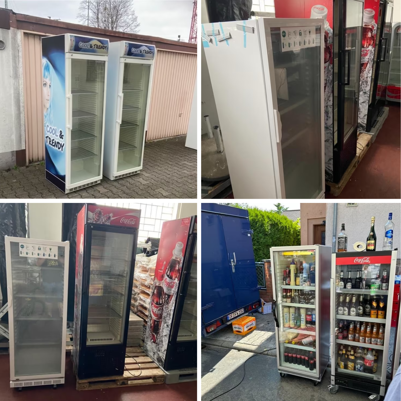 Kühlschränke, Kühlvitrine, Kühltruhe