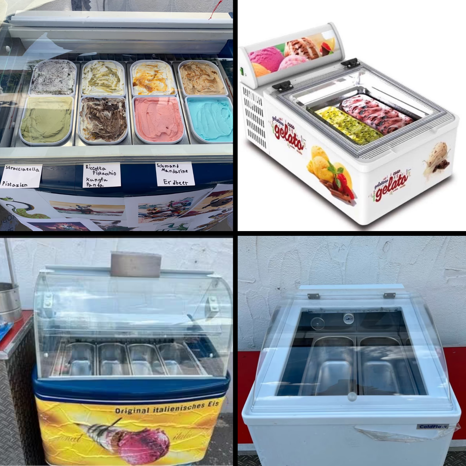 Eisvitrine Eisbox