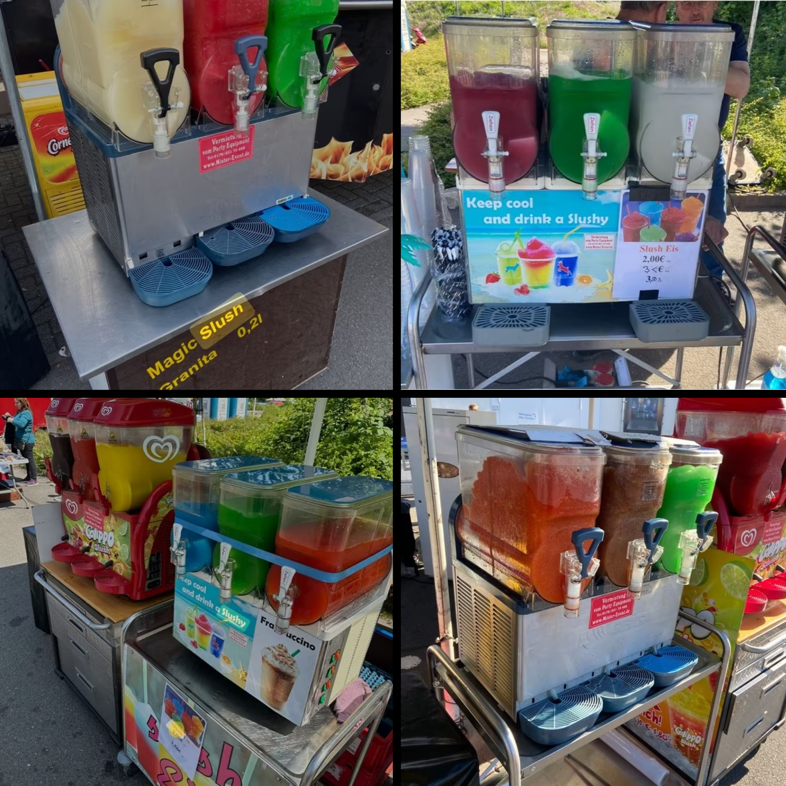 Kleine und große Maschinen Verfügbar, mit einer, 2 oder 3 Kammern.