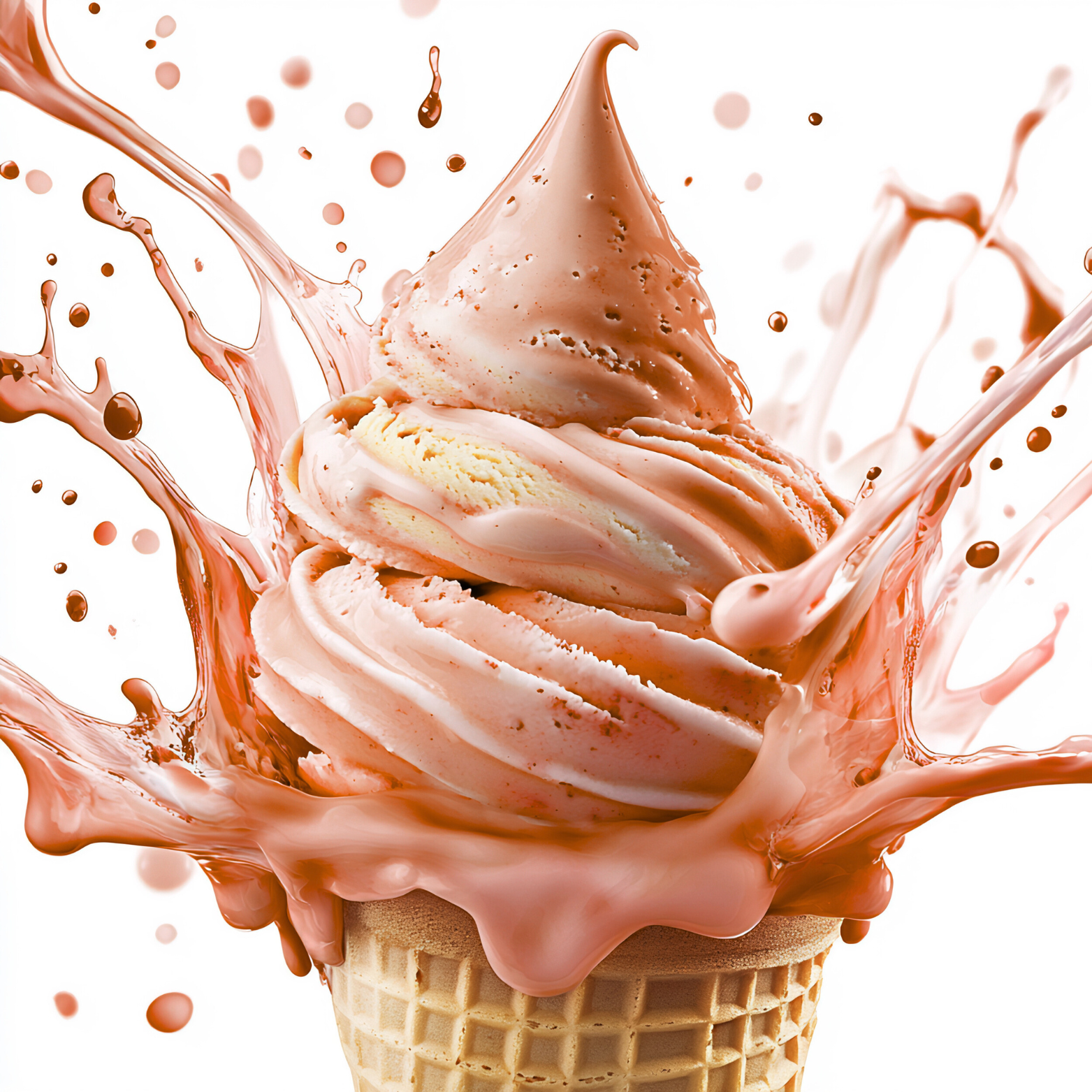 Soft-Eis-Pulver-Schoko