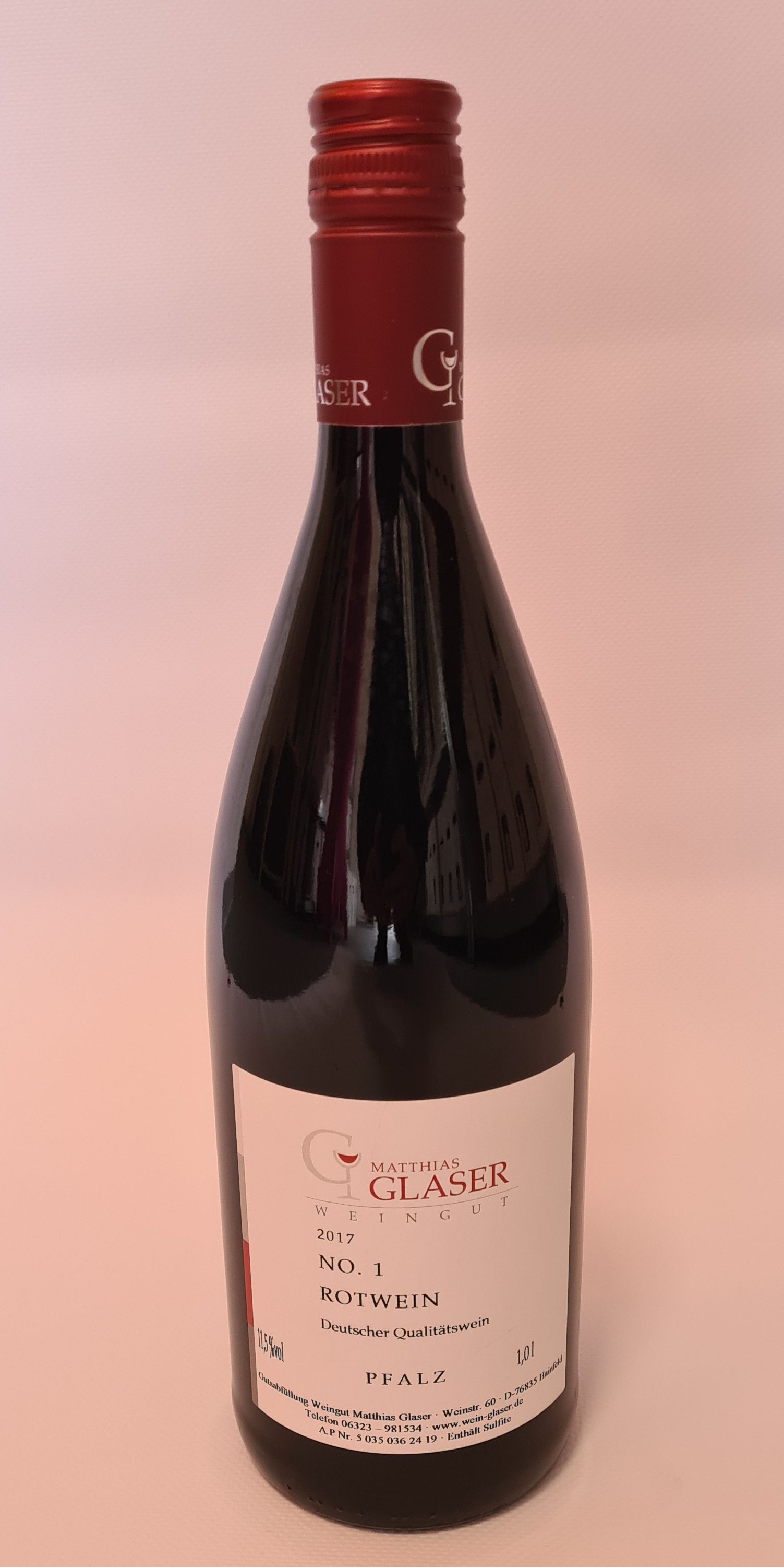 Rotwein No. 1 - lieblich Rotwein No. 1 - lieblich