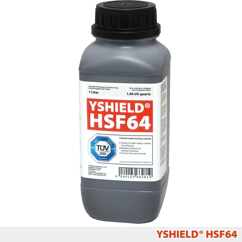 Boutique Diagnostic CEM, peinture anti-ondes HF YShield HSF64 Boutique Diagnostic CEM, protection ondes, peinture anti-ondes HF YShield HSF64