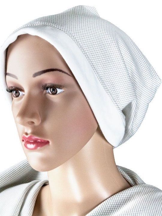 Boutique Diagnostic CEM, vêtements anti-ondes, bonnet/beany anti-ondes Biologa Danell, couleur : blanc, femme. Boutique Diagnostic CEM, vêtements anti-ondes, bonnet/beany anti-ondes Biologa Danell, couleur : blanc, femme.