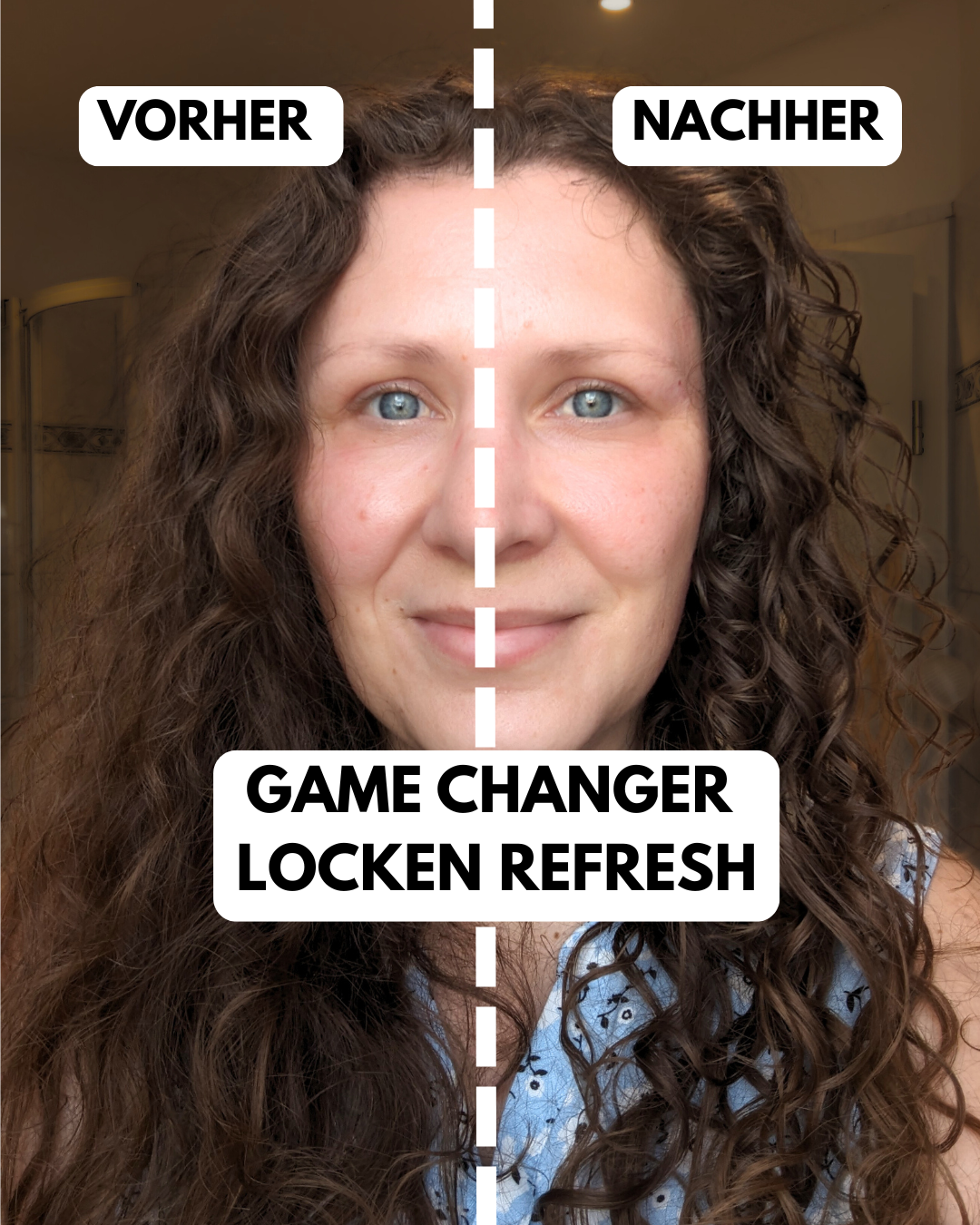 Locken Refresh Vorher Nachher Vergleich