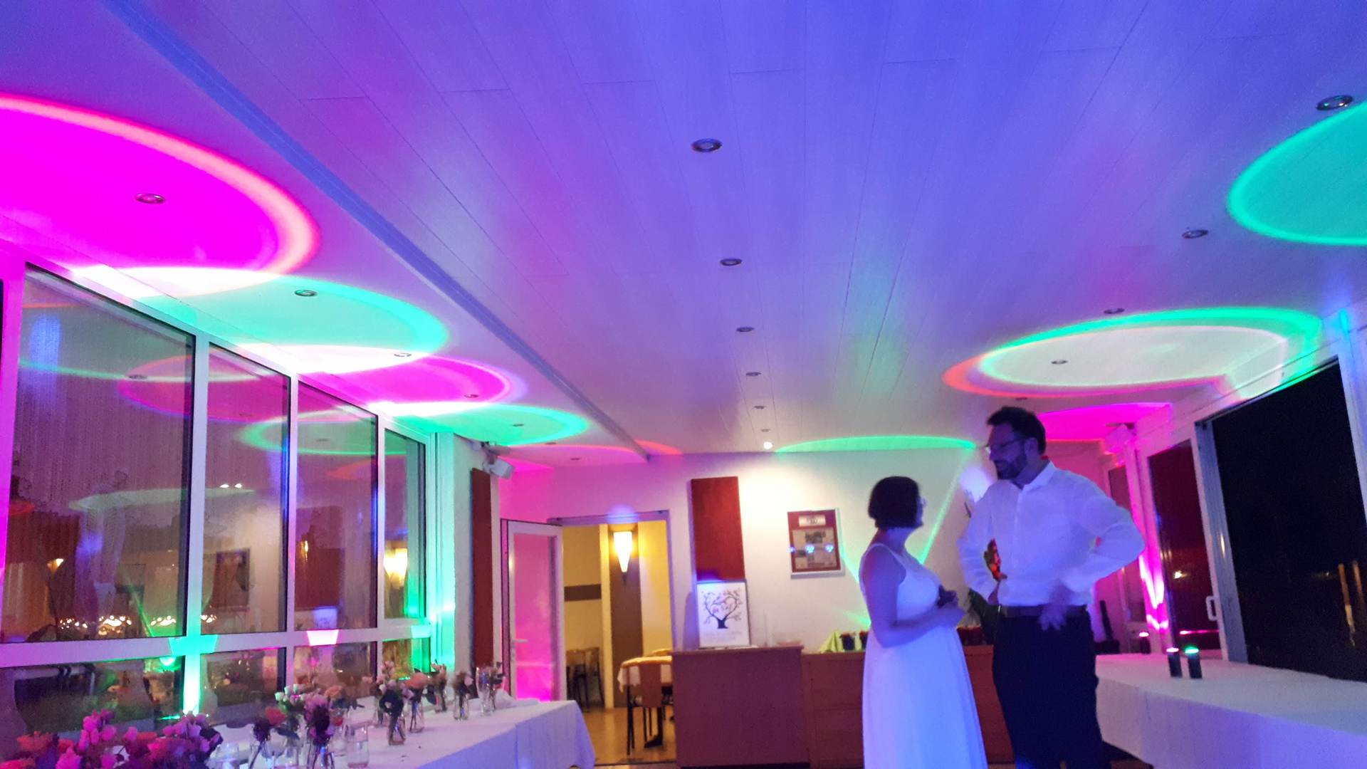 Equipment DJ Mark Kiss für Hochzeit in Aschaffenburg Lightcans