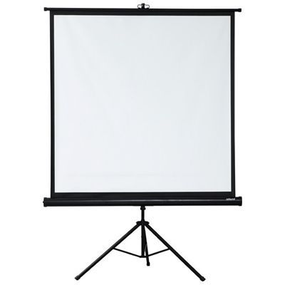 Equipment DJ Mark Kiss für Hochzeit in Aschaffenburg mobile Leinwand auf Stativ