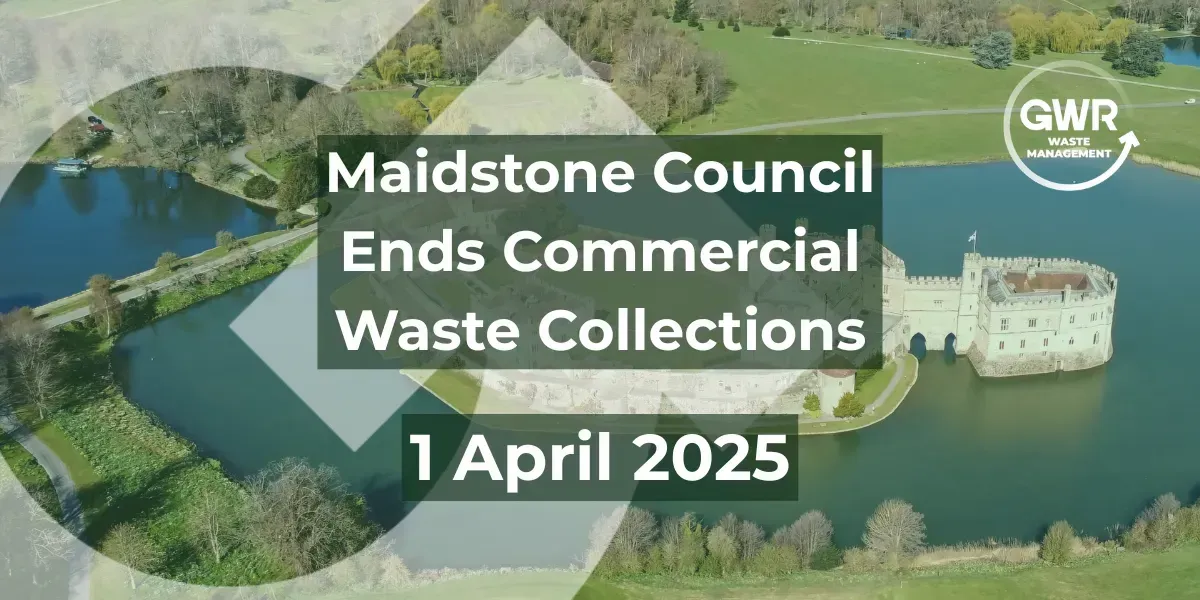maidstone council ends commercial waste collections 1 april 2025