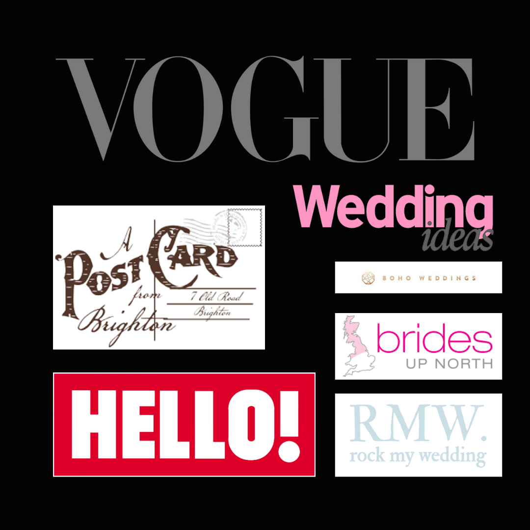 HAIR UP COACH AS FEATURED IN POSTCARD FROM BRIGHTON, WEDDING IDEAS, VOGUE, BRIDES UP NORTH, ROCK MY WEDDING, HELLO