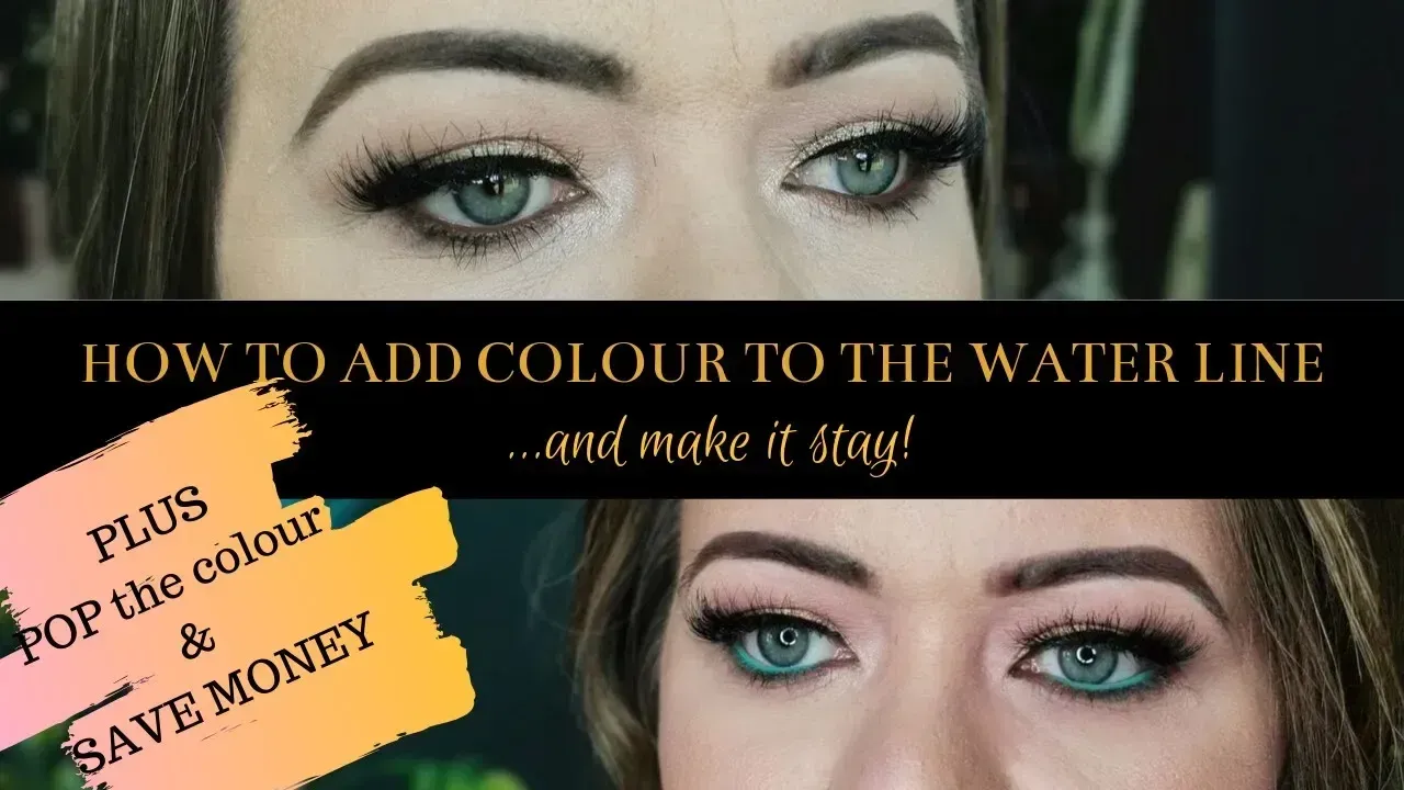 eyeliner on the waterline that stays