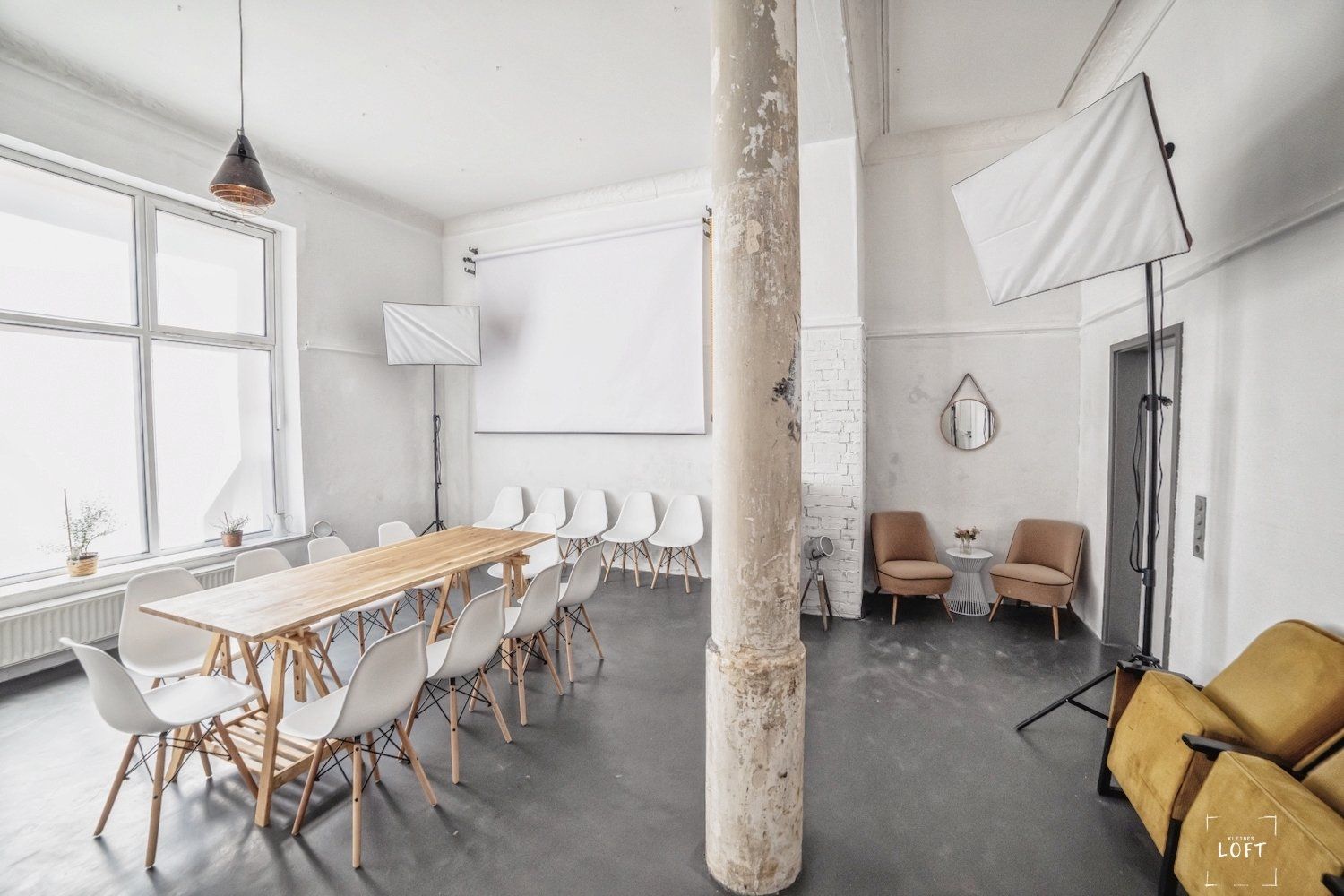 Mietstudio & Seminarraum Kleines Loft Leipzig