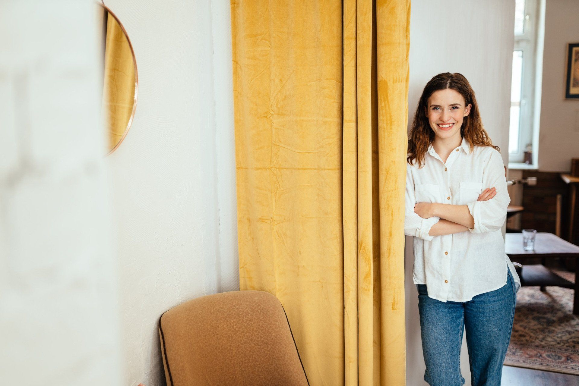 Einblick Mietstudio und Seminarraum Kleines Loft Leipzig. Vorteile für Kleinunternehmer.