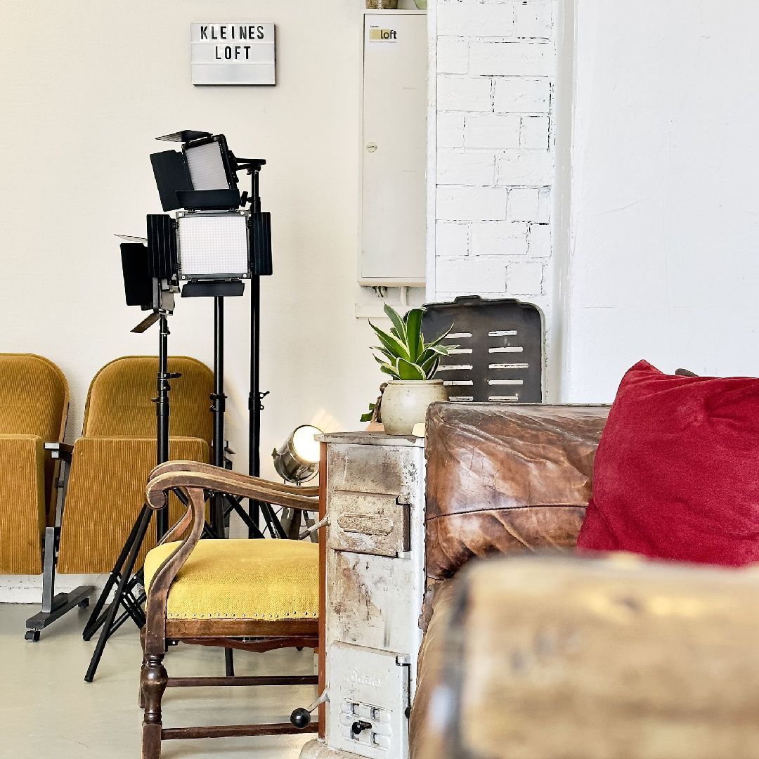 Details Fotolocation und Mietstudio Kleines Loft Leipzig.