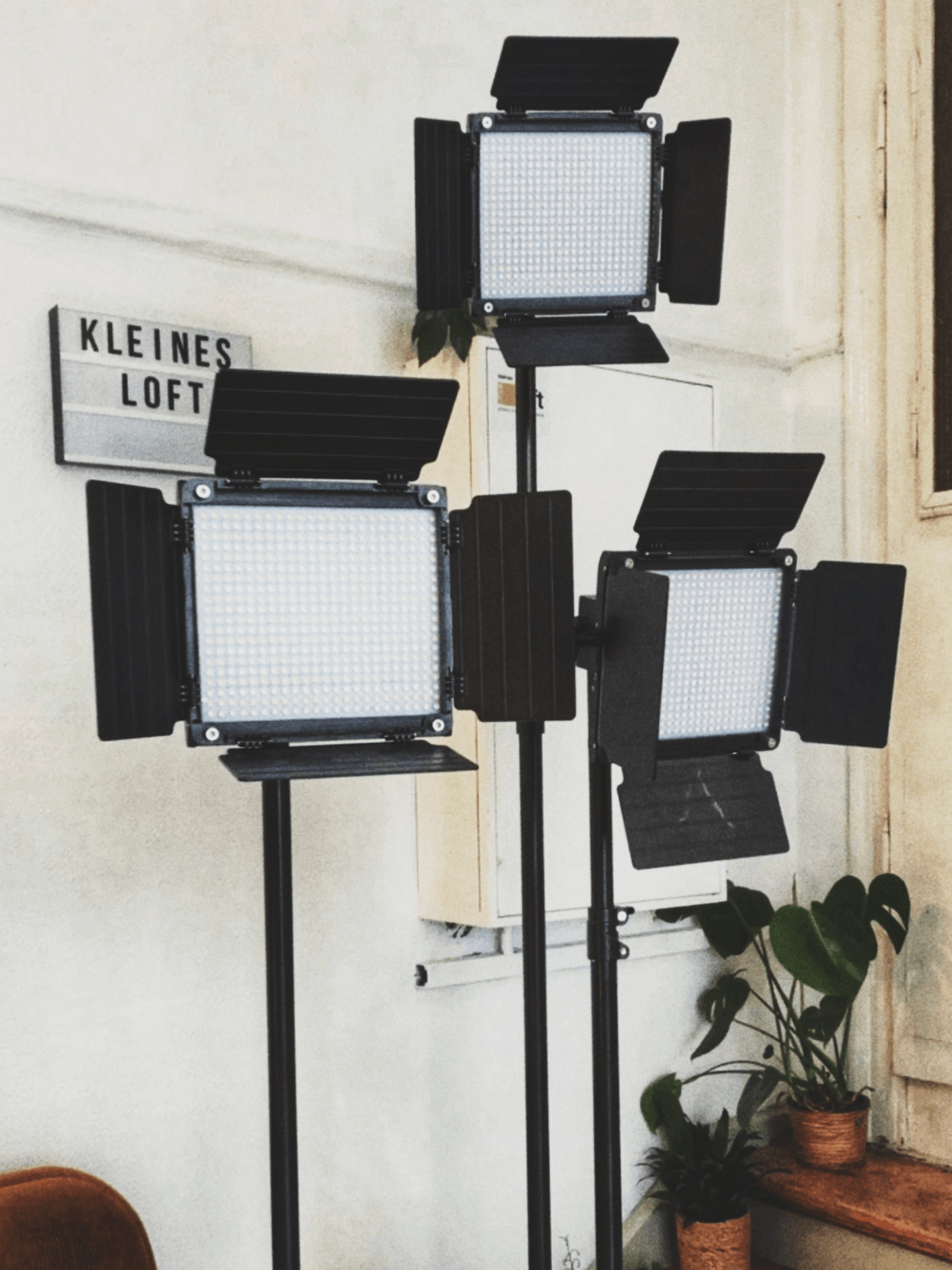 Helles und professionelles Mietstudio Fotostudio mieten nahe Erfurt Thüringen Kleines Loft in Leipzig