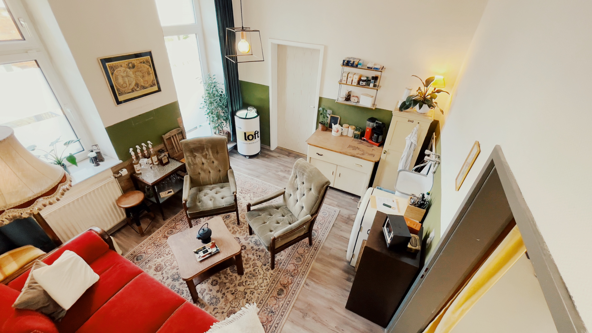 Helles und professionelles Mietstudio Fotostudio mieten nahe Dresden Kleines Loft in Leipzig