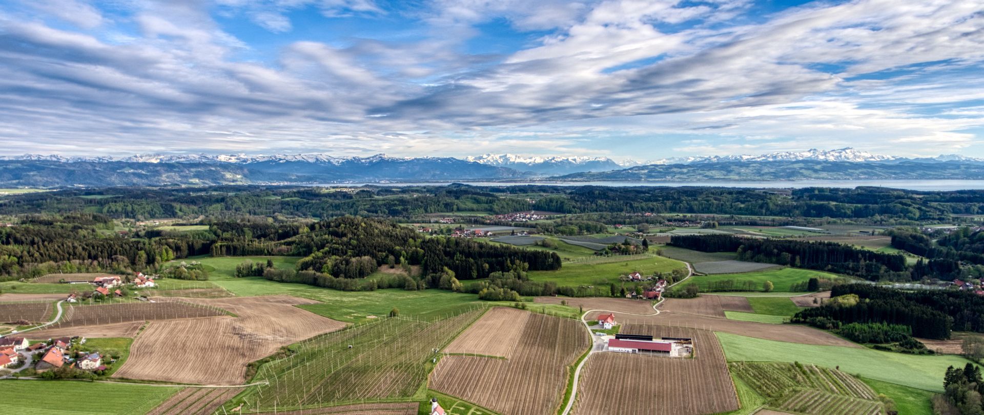 Alpensicht von Tettnang Alpensicht von Tettnang