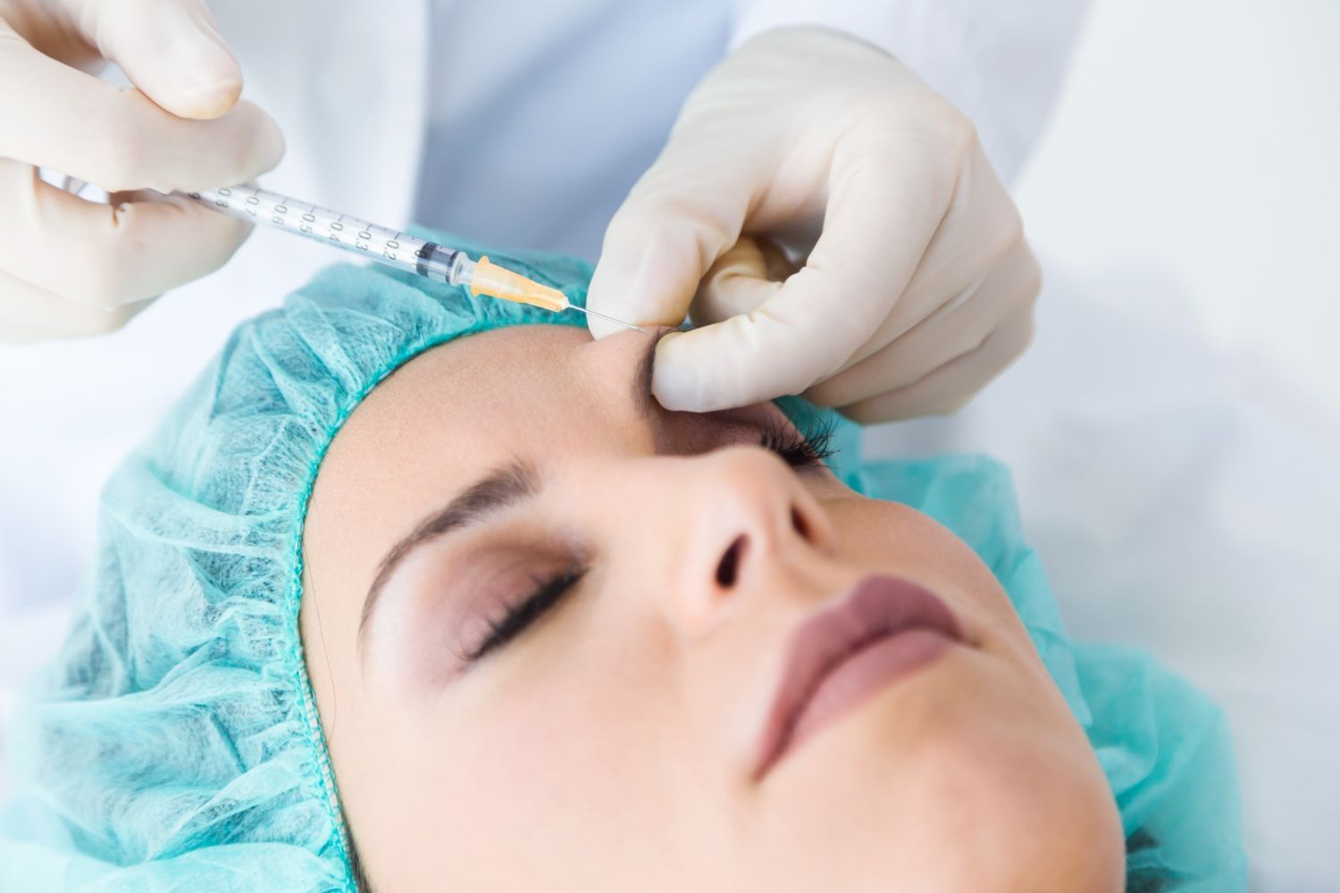 injection botox sourcils
