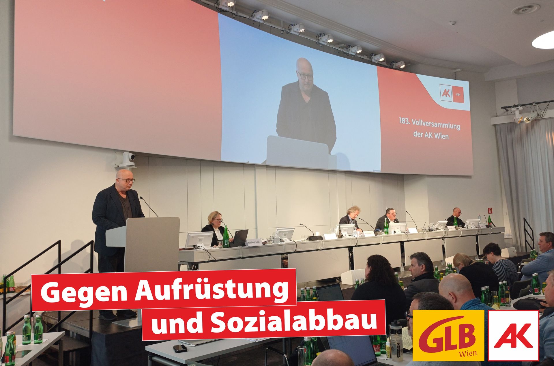 Die einführende Diskussion zur 183. Vollversammlung der AK Wien stand ganz im Zeichen der Demokratie