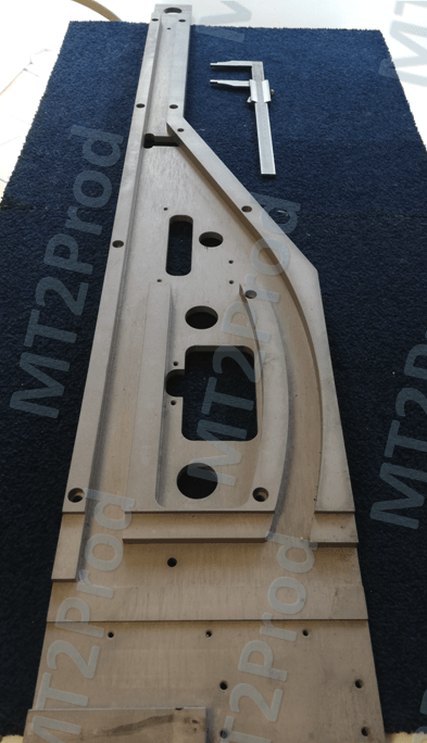 Fraisage plaque avec nitruration Fraisage rainure plaque avec nitruration