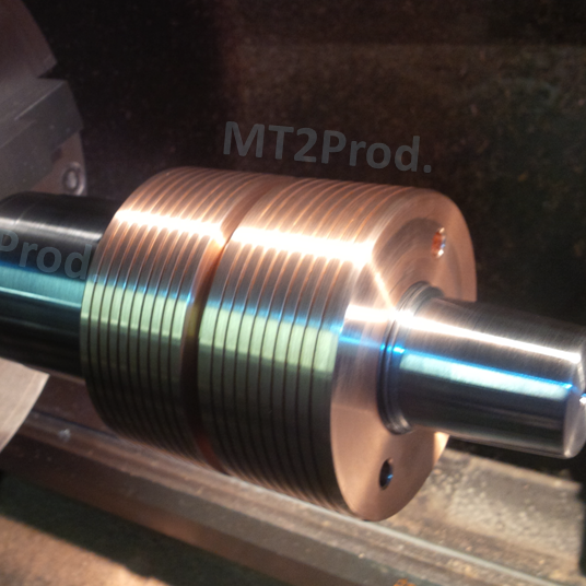 tournage de pièces en bronze