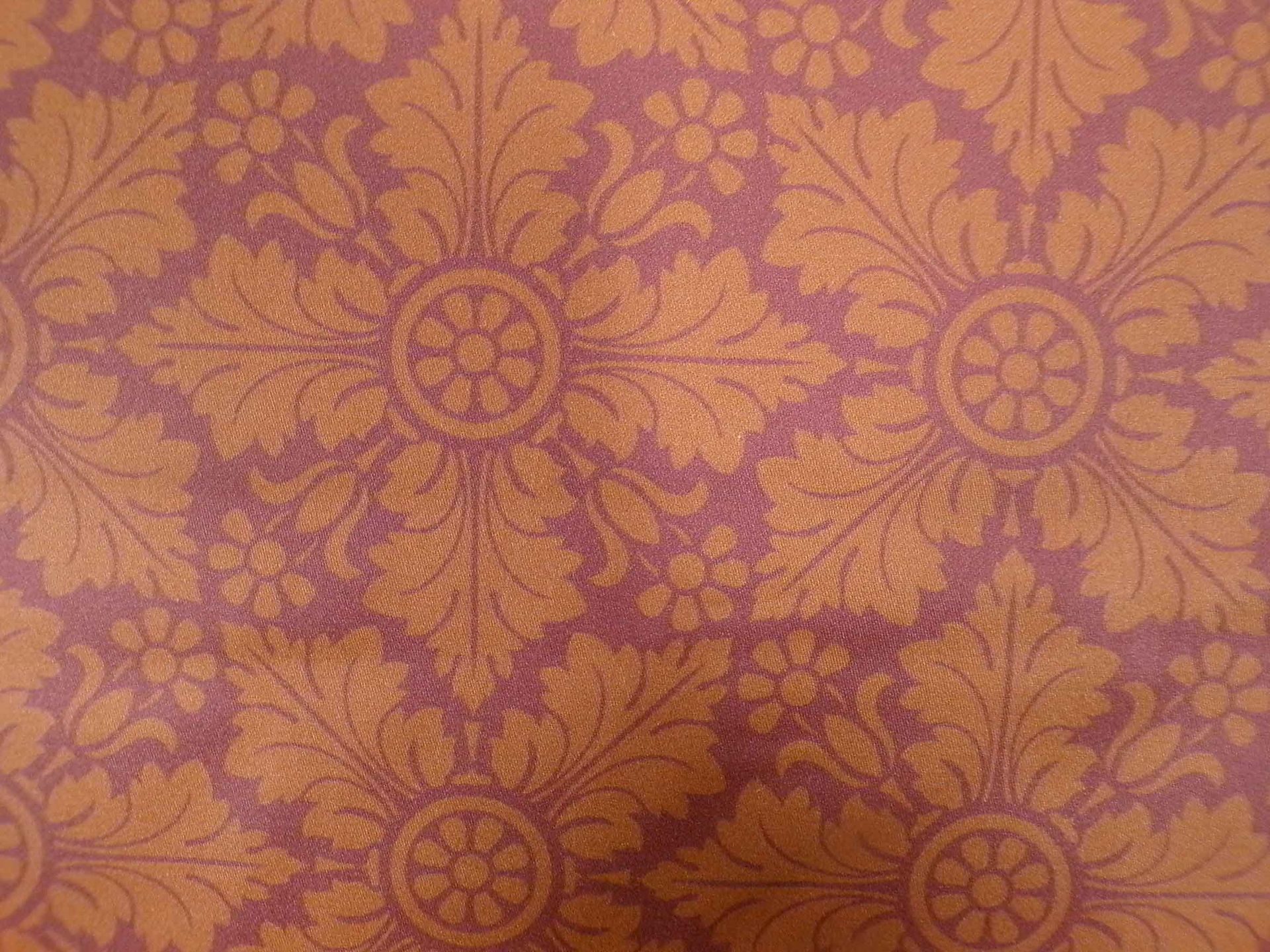 Makosatin Eiskristall Weihnachten Tischdeckenstoff ziegelrot, Weinrot