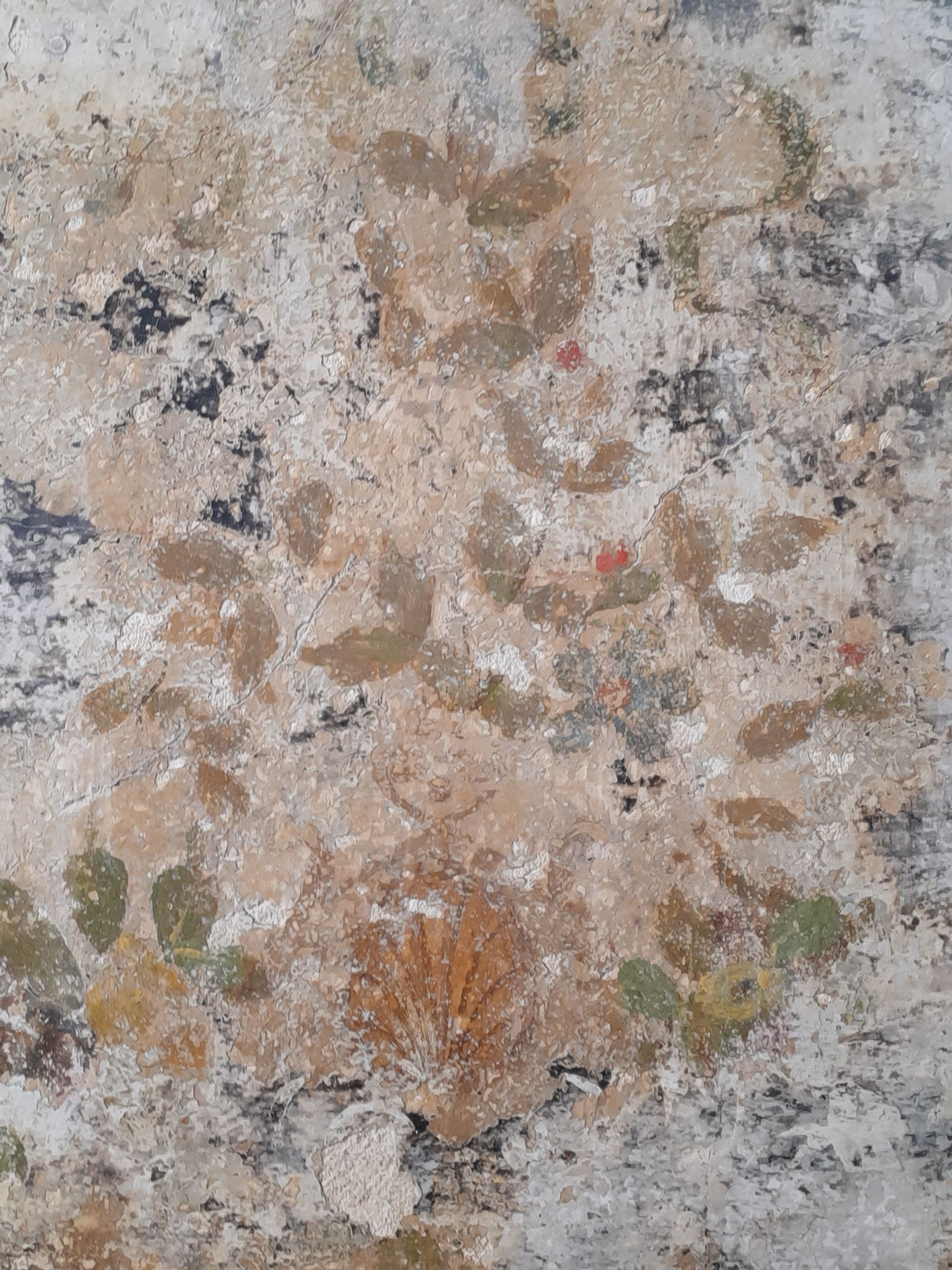 Freilegung historischer Malerei Gutshaus Goßwirschleben