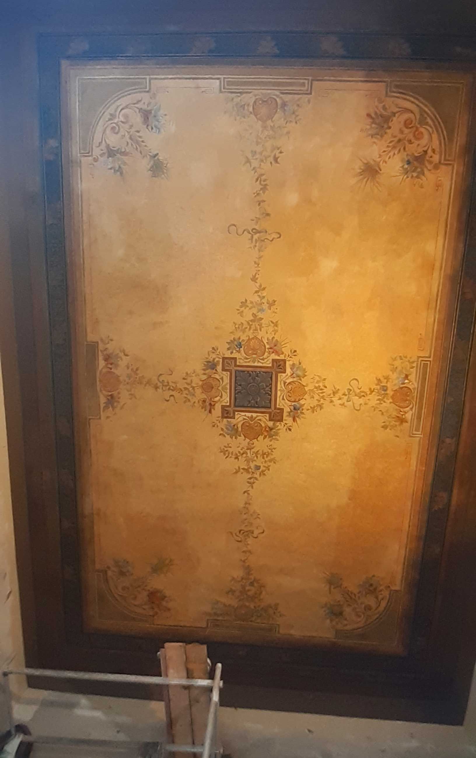 Deckenmalerei Gutshaus Großwirschleben bei Bernburg, Günderzeit